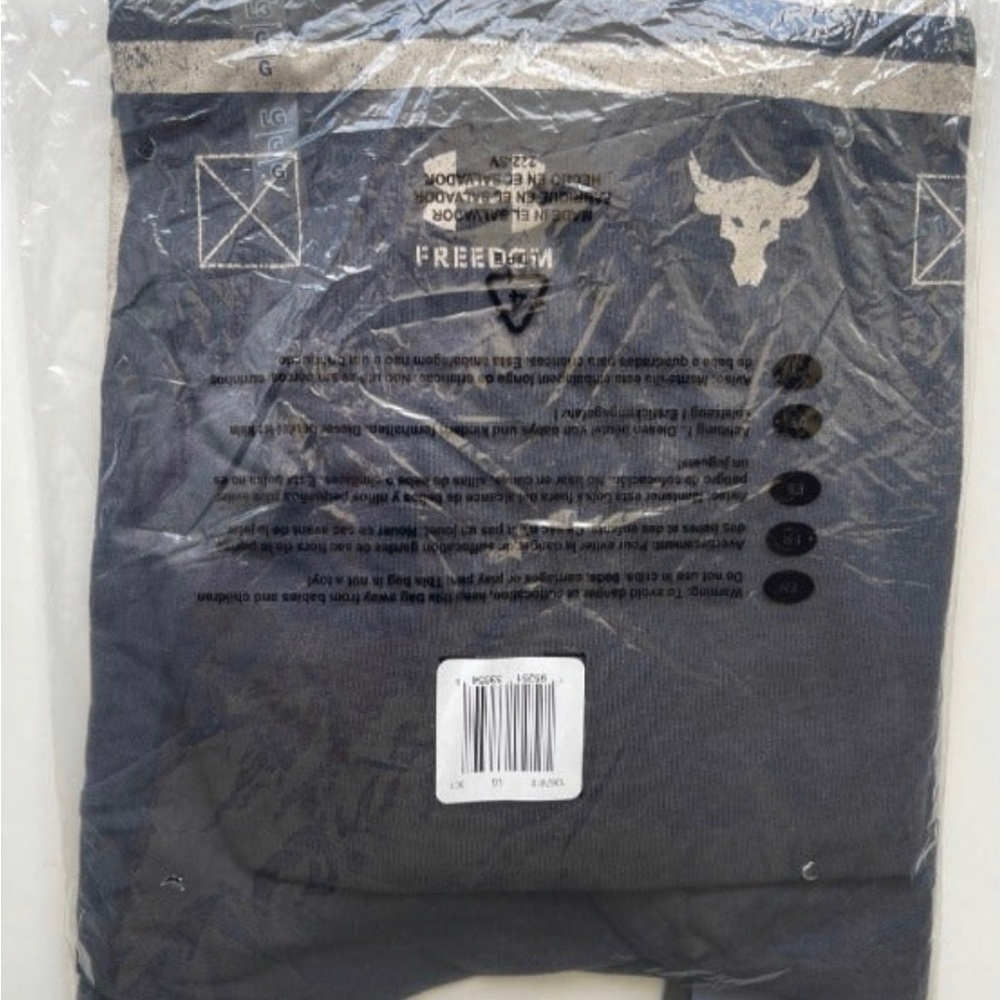 Under Armour UA Women's Project Rock Veterans Day T Shirt. Black. Size: Large - Picture 3 of 7